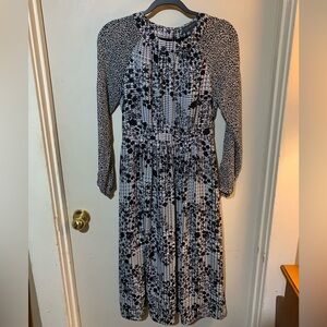 The Limited Monochrome Long Sleeve Dress